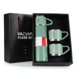 Customizable 3-Lid Classic 304 Stainless Steel Vacuum Flasks For Business Or Gifts
