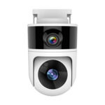 Smart 8MP Wi-Fi PTZ Camera, Night Vision 360° Coverage, Waterproof 2K Clarity for Home