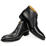 New Casual Leather Boots for Men . Formal Leather Boots Of High Quality, Dress Business
