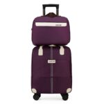 Fabric Luggage Set Waterproof Suitcase, Large Capacity Set 20"with Small Cosmetics Bag