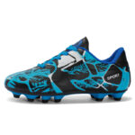 High Quality Outdoor Grass Football Shoes, Unisex Turf Training Long Spike Boys