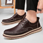 Genuine Leather New Design Oxford Shoes, Uppers